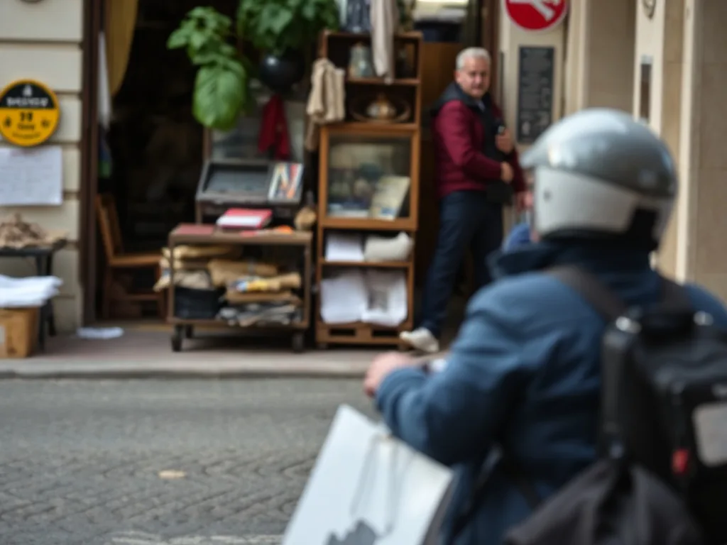 Un salarié consulte sa fiche de paie depuis son espace MyPeopleDoc sur un écran d'ordinateur, des documents administratifs